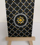 Hand painted white and gold mandala decorative piece - Image 1