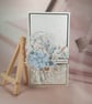 Handmade Card (78) " Think Positive" White Box with Window Included - Image 1