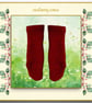 Burgundy Socks - Image 1