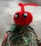 2 x hand knitted cheery Christmas jellyfish  - Image 4