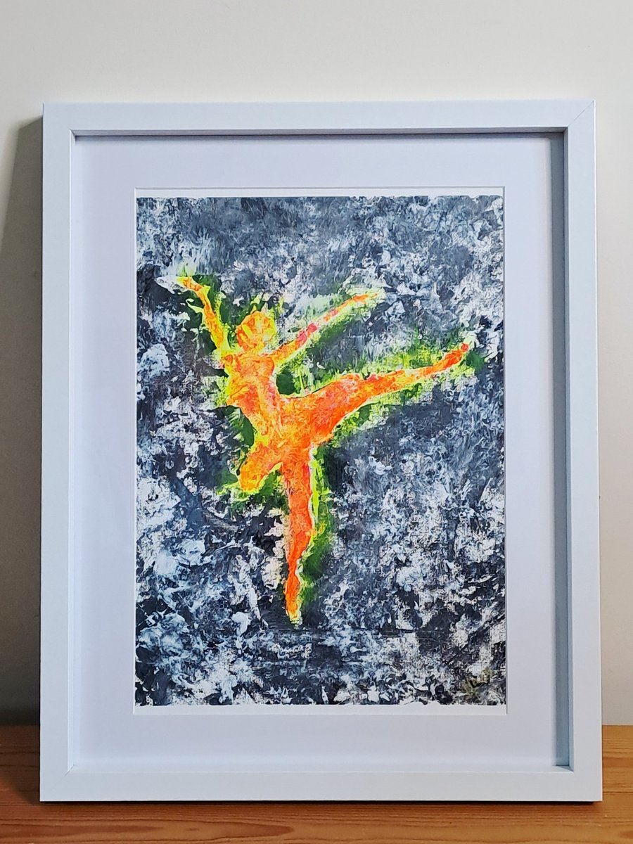 Fame! – Original Abstract Figurative Acrylic Painting