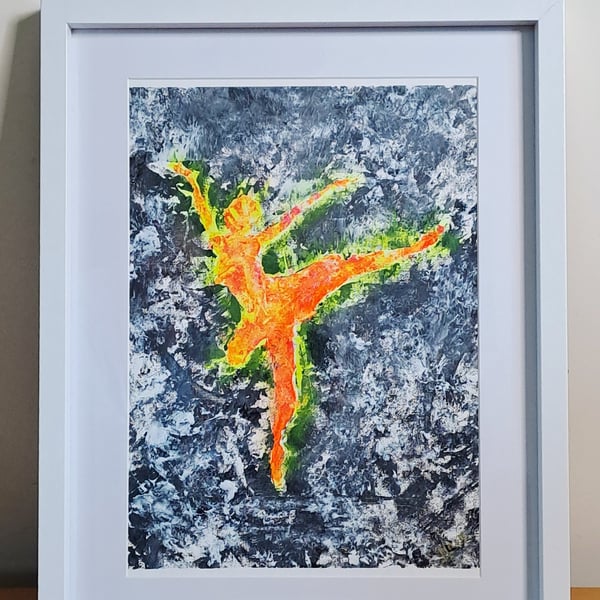 Fame! – Original Abstract Figurative Acrylic Painting