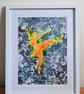 Fame! – Original Abstract Figurative Acrylic Painting