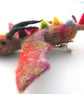 hair accessories dragon Clip rainbow purple   Needle Felted Baby Dragon    - Image 2