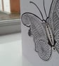 Open mono butterfly card - Image 3
