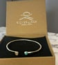 Sterling Silver Cuff With Gemstones - Image 5