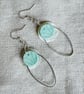 Clay and Shell Earrings