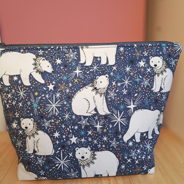 Polar Bear zip pouch