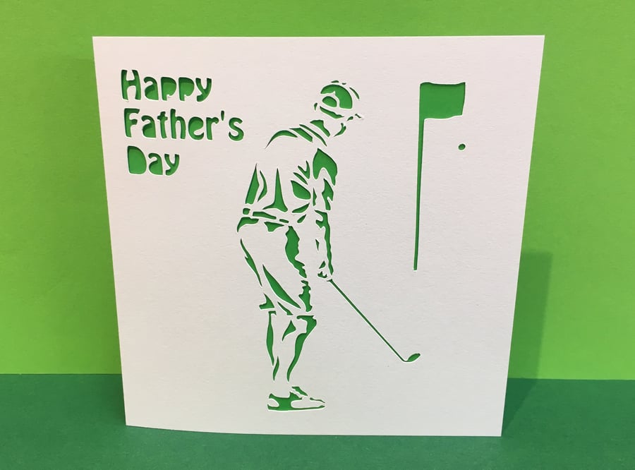 Golf Father's Day Card