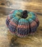 Hand Knitted Dark Muted Pumpkin - Image 2