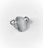 Silver frosted shell pendant - Image 2