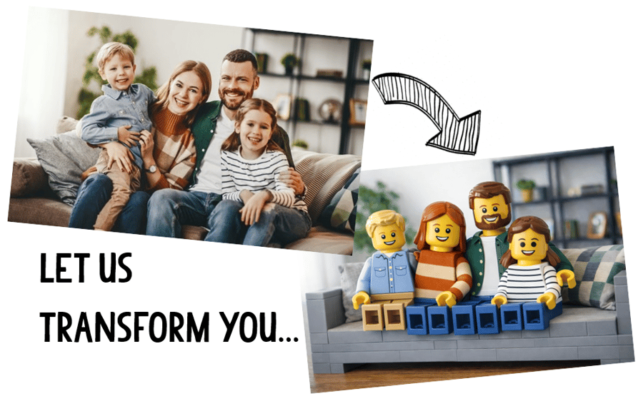 FAMILY PORTRAIT - Made to order - A4 - Ready to frame