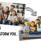 FAMILY PORTRAIT - Made to order - A4 - Ready to frame