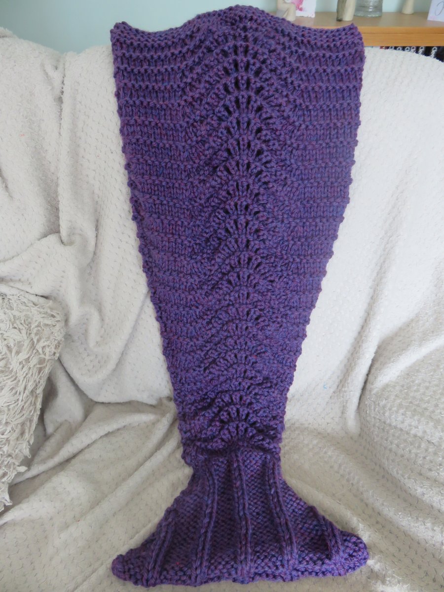 Girls Mermaid Tail Blanket