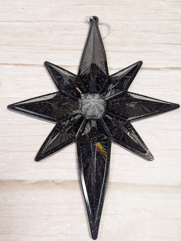 Handmade Star Ornament – Disco in the Dark