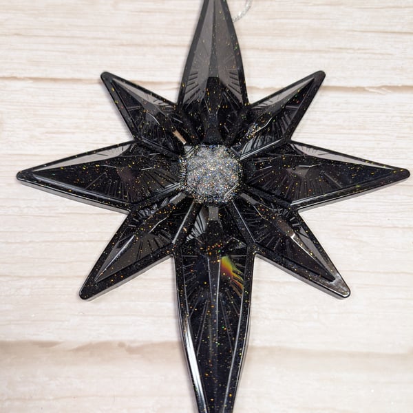 Handmade Star Ornament – Disco in the Dark