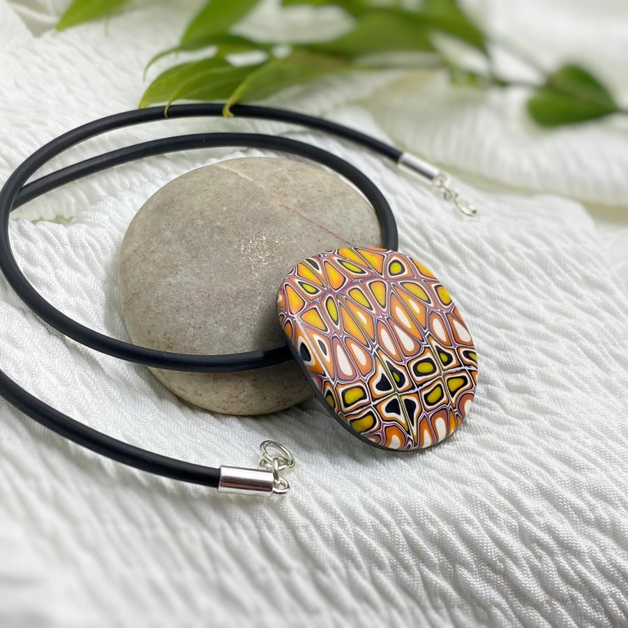 Modern Clay Necklace