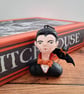 Spun Cotton Dracula Halloween Decoration