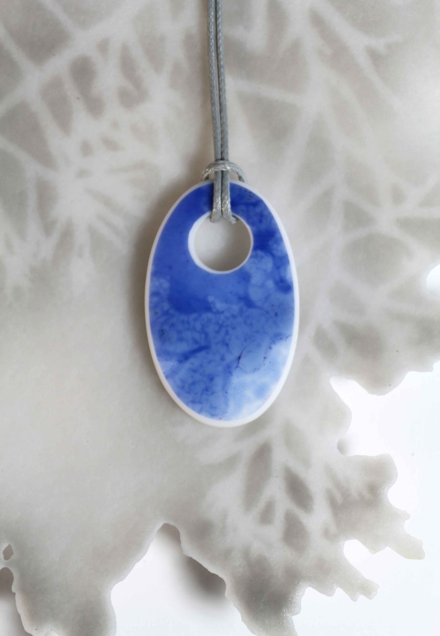 Kilnformed Glass Pendant Necklace