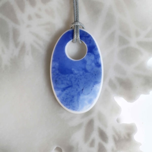 Kilnformed Glass Pendant Necklace