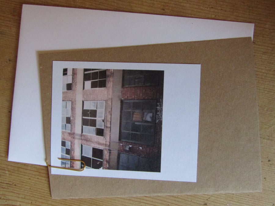 “Polaroid” style photo card: Manchester