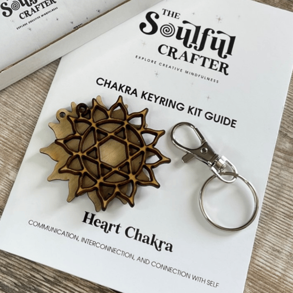 Heart Chakra Creative Mindfulness Keyring Craft Kit