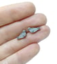 Seal Earrings, Animal Stud Earrings, Silver Plated or Sterling Silver Backs - Image 1
