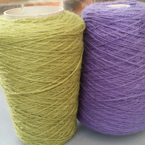 Four Hand Woven Placemats- green and purple