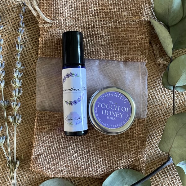 Aromatherapy Rollerball & Balm Gift Set - Wellbeing Gift