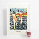 Take A Leap Digital Print 