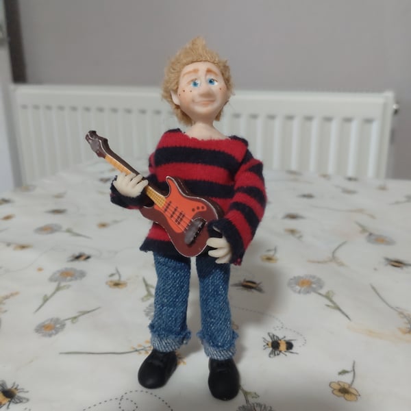 Handmade 1:12 scale doll 
