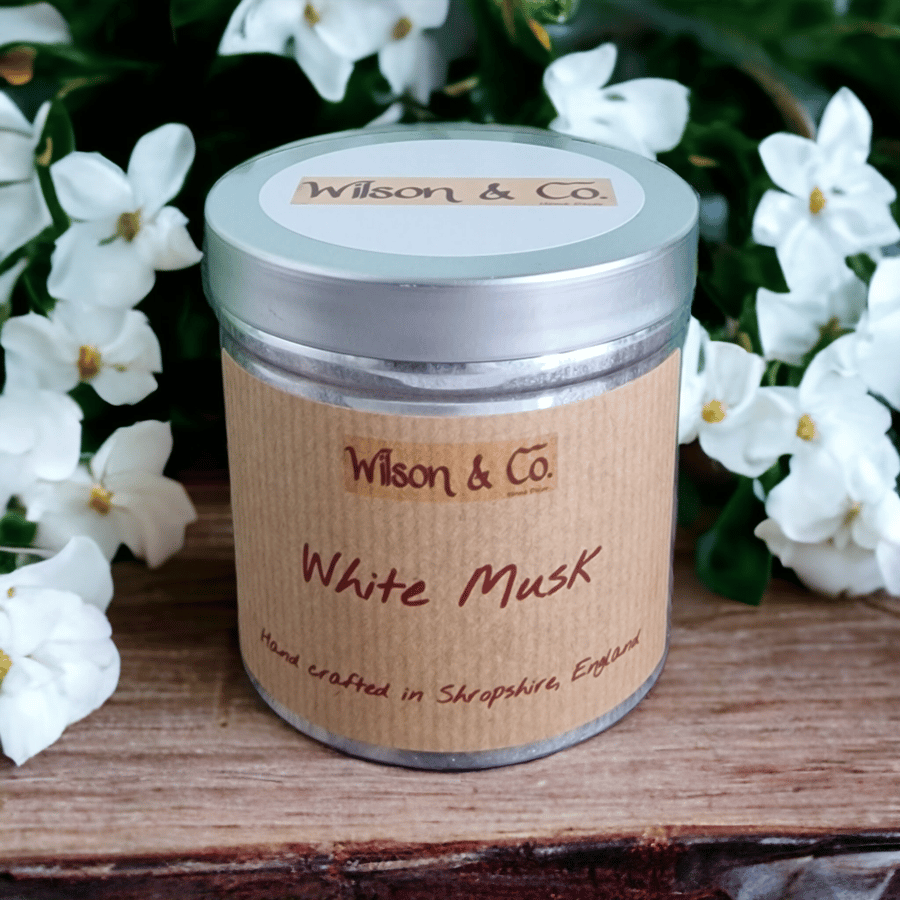 White Musk Perfume Scented Candle 230g