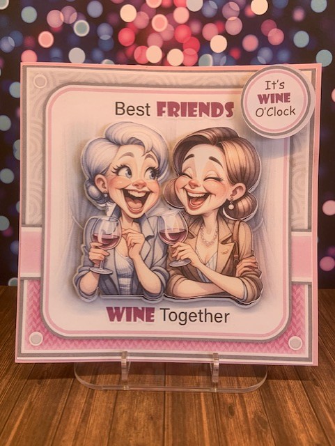 best of friends 2d card of friends having fun