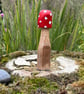 Wooden toadstool