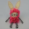 Pink, Black & White Bunny