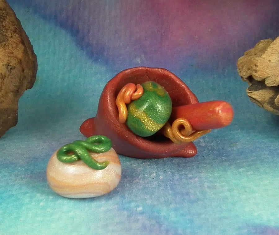 Sale Tiny sack with gifts by Ann Galvin