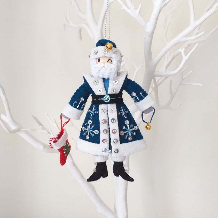 mmmcrafts Santa Claus Ornament, Christmas Tree Decoration