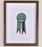 Rosette Print - Green Rosette Print  - Fun Print - Image 3