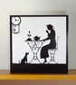 Greetings Card - Blank - Tea - Image 2