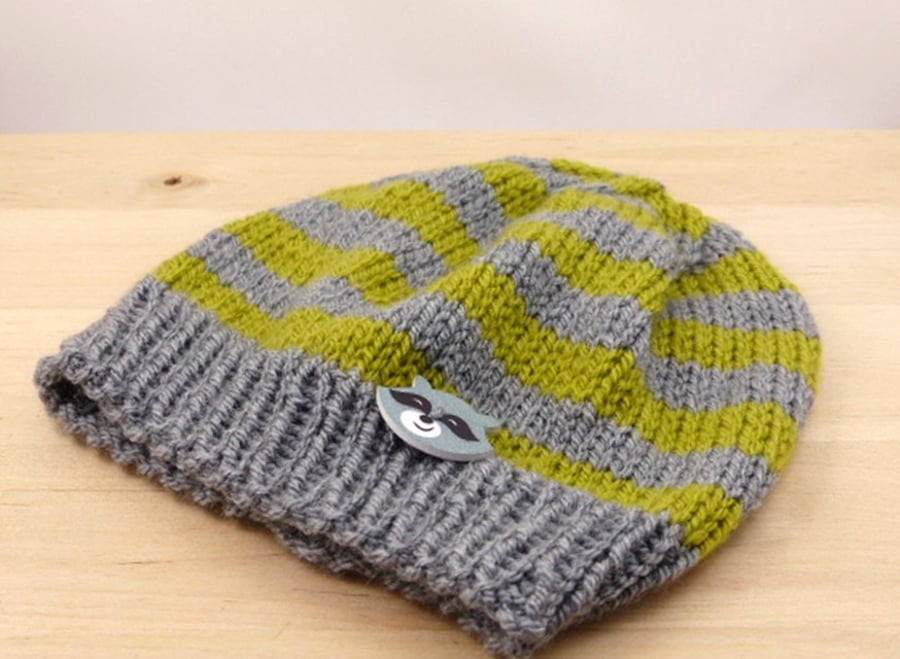 Hand Knitted Beanie Hat