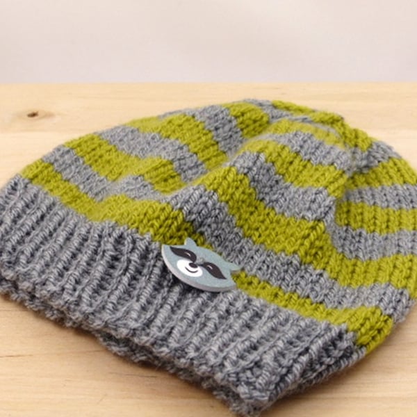 Hand Knitted Beanie Hat