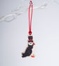 Puffin in Top Hat Wooden Decoration