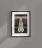 Haunted lighthouse, Ghosts of Summer, 90s nostalgia, A4 art print - Image 4