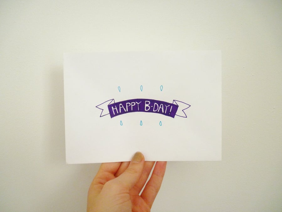 Free Postage - Birthday Envelopes for sending money or gift tokens