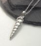 Sterling Silver Unicorn Horn Necklace Solid Fully Hallmarked - Image 1