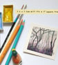 Miniature landscape painting - Tangled Trees - Image 3