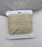 15m Natural Dye Pale Gold Pure Silk Embroidery Thread - Image 1