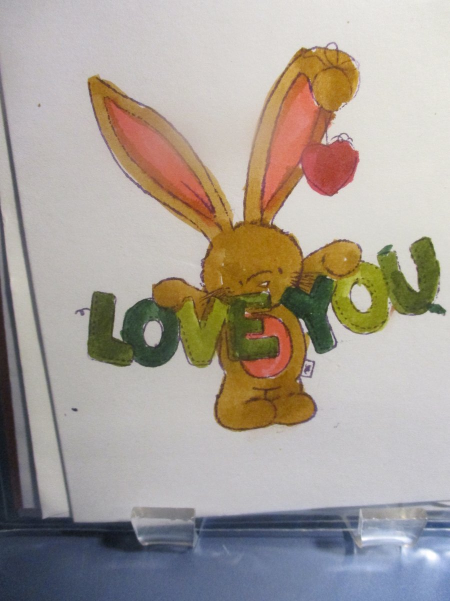 Love You Bunny Card