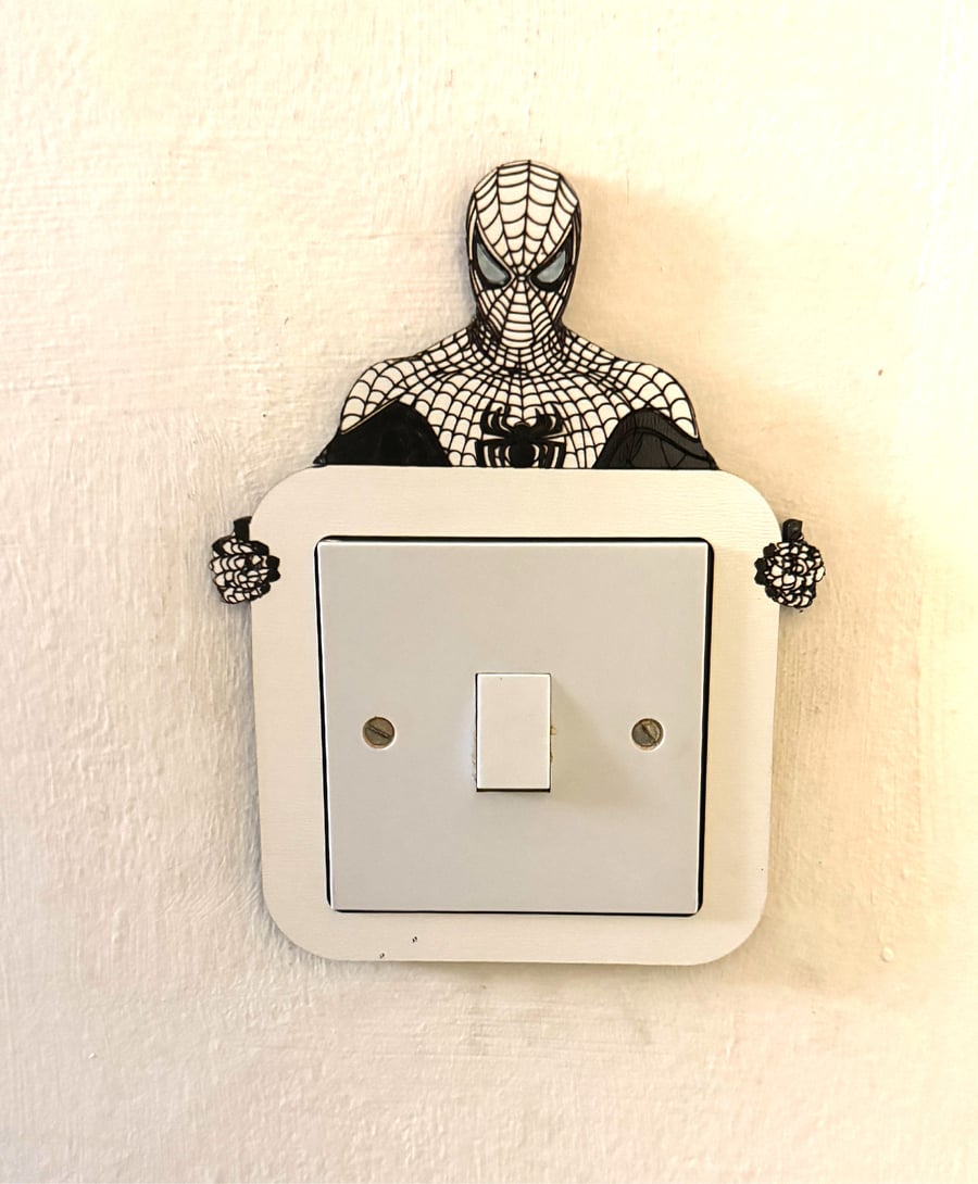 Superhero Character Miguel O’Hara Light Switch Frame