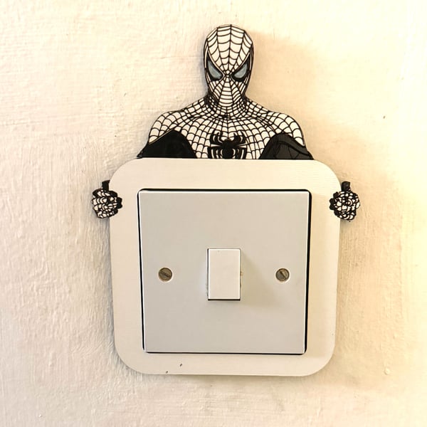 Superhero Character Miguel O’Hara Light Switch Frame